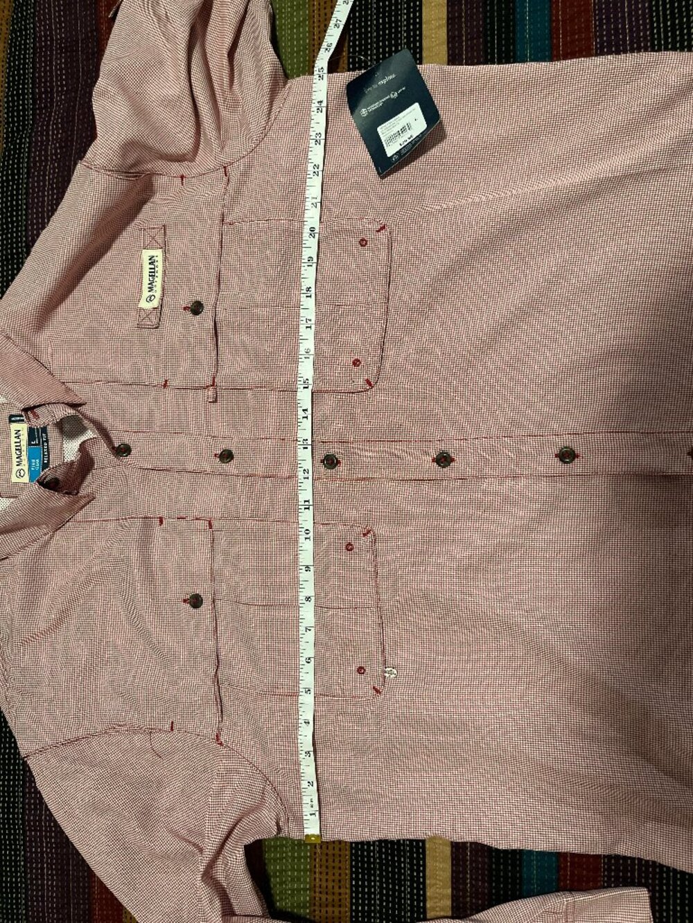 nice classy / summer / sporting / fishing button up shirt vented